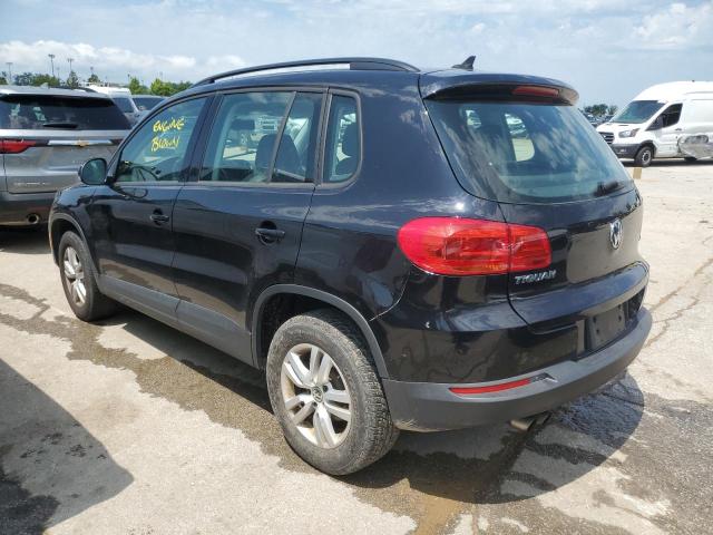 WVGAV7AX1HK033143 - 2017 VOLKSWAGEN TIGUAN S BLACK photo 2