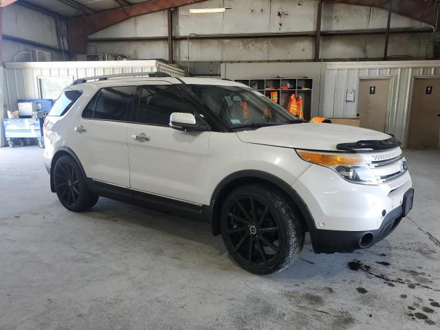 1FMHK8F83BGA23934 - 2011 FORD EXPLORER LIMITED WHITE photo 4
