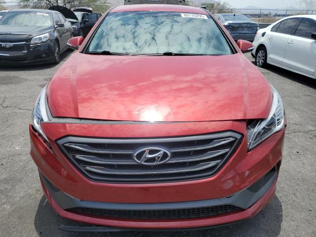 5NPE34AF7HH442263 - 2017 HYUNDAI SONATA SPORT 红色 照片 5
