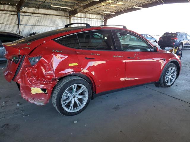 7SAYGDEE0PA171093 - 2023 TESLA MODEL Y Czerwony zdjęcie 3