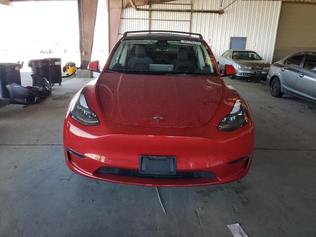 7SAYGDEE0PA171093 - 2023 TESLA MODEL Y Czerwony zdjęcie 5