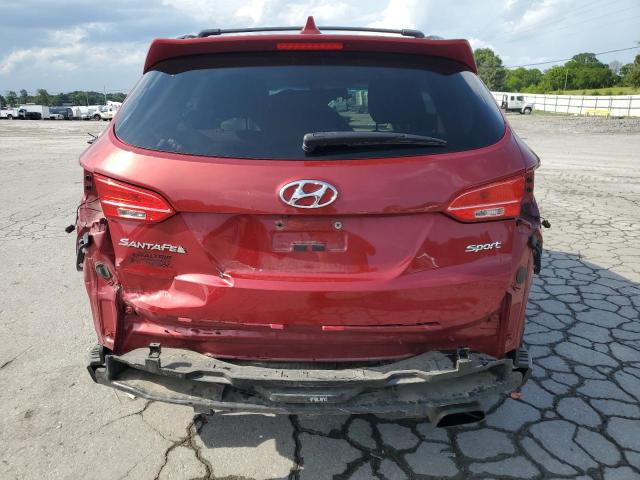 5XYZU3LB6GG375812 - 2016 HYUNDAI SANTA FE S წითელი ფოტო 6