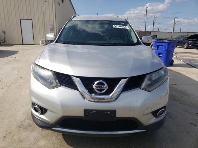 5N1AT2MT5EC780039 - 2014 NISSAN ROGUE S SILVER photo 5