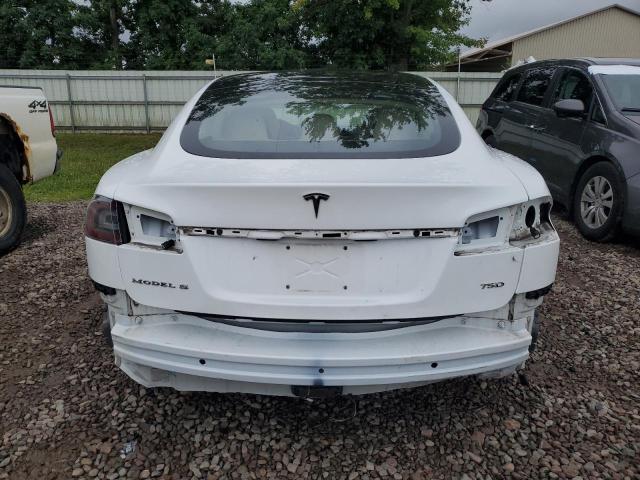 5YJSA1E25HF228661 - 2017 TESLA MODEL S თეთრი ფოტო 6