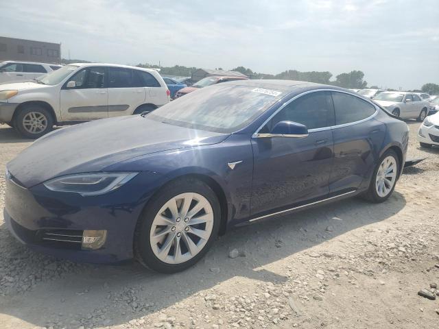 5YJSA1E28JF274135 - 2018 TESLA MODEL S 蓝色 照片 1