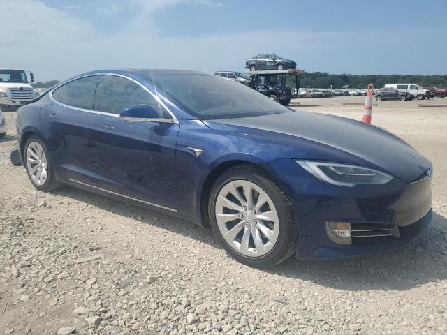 5YJSA1E28JF274135 - 2018 TESLA MODEL S 蓝色 照片 4