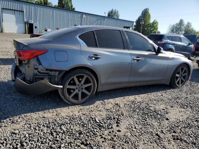 JN1BV7AP9FM348575 - 2015 INFINITI Q50 BASE Gris photo 3