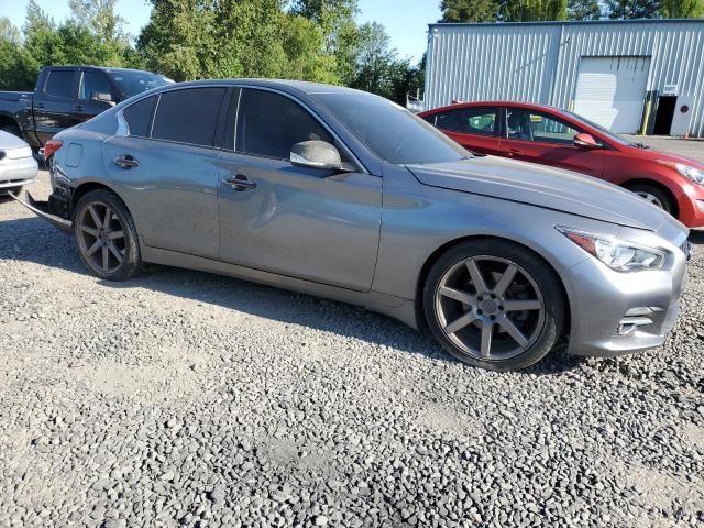 JN1BV7AP9FM348575 - 2015 INFINITI Q50 BASE Gris photo 4