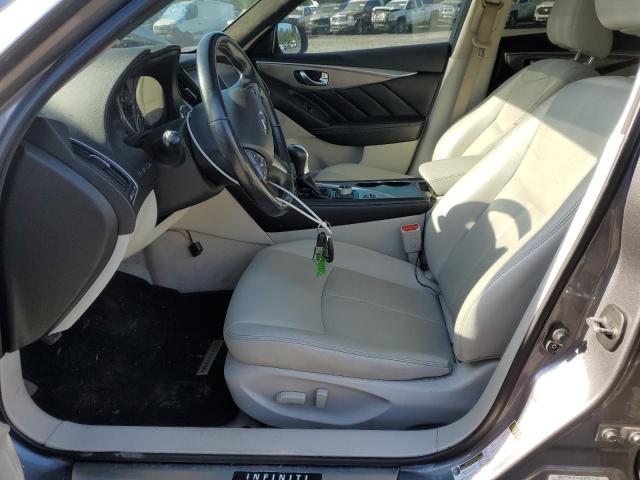 JN1BV7AP9FM348575 - 2015 INFINITI Q50 BASE Gris photo 7