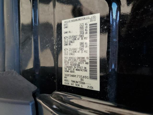 5N1BT3AB6PC735491 - 2023 NISSAN ROGUE S BLACK photo 14