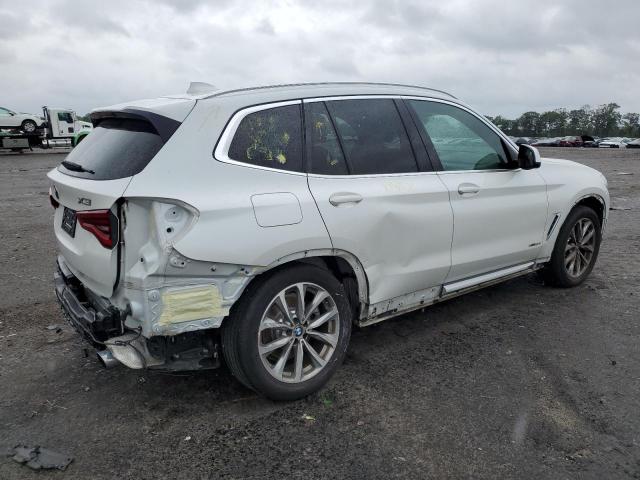 5UXTR9C58JLD66630 - 2018 BMW X3 XDRIVE30I WHITE photo 3