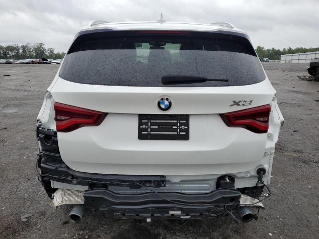 5UXTR9C58JLD66630 - 2018 BMW X3 XDRIVE30I WHITE photo 6