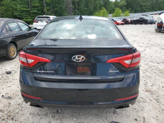 5NPE34AFXHH541241 - 2017 HYUNDAI SONATA SPORT შავი ფოტო 6