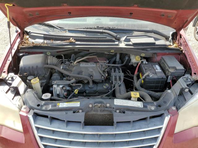 2A4RR2D10AR329844 - 2010 CHRYSLER TOWN & COU LX RED photo 7