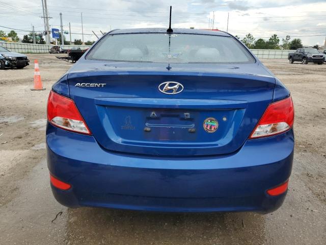 KMHCT4AE3GU073030 - 2016 HYUNDAI ACCENT SE BLUE photo 6