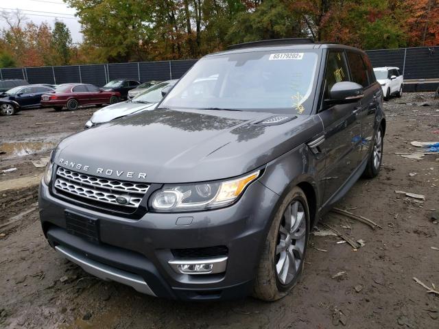 SALWR2KF9GA644185 - 2016 LAND ROVER RANGE ROVE HSE CHARCOAL photo 2