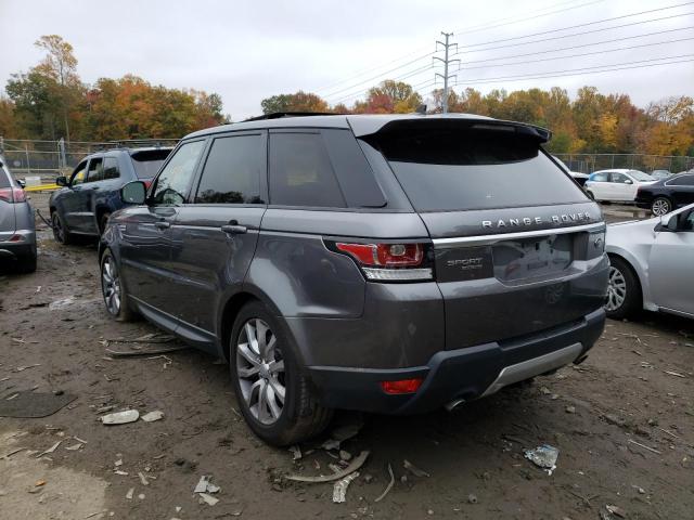 SALWR2KF9GA644185 - 2016 LAND ROVER RANGE ROVE HSE CHARCOAL photo 3