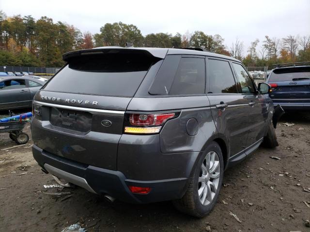 SALWR2KF9GA644185 - 2016 LAND ROVER RANGE ROVE HSE CHARCOAL photo 4
