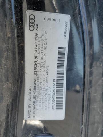 WAUVGAFR3DA065113 - 2013 AUDI S5 PRESTIGE BLACK photo 12