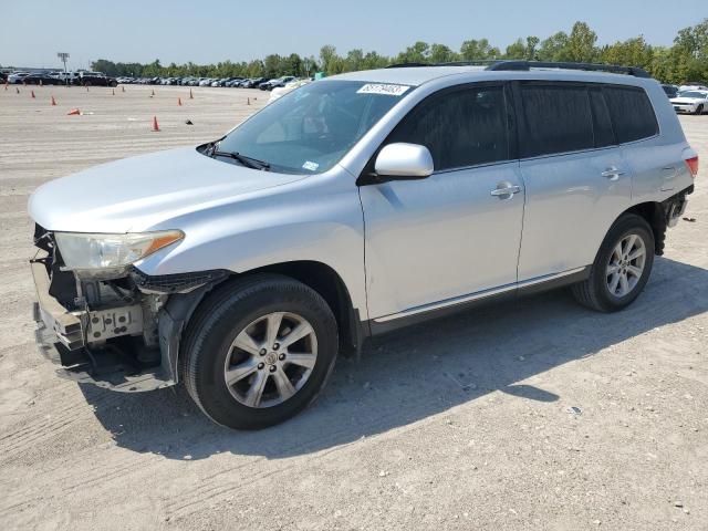 5TDZA3EH5DS031476 - 2013 TOYOTA HIGHLANDER BASE SILVER photo 1