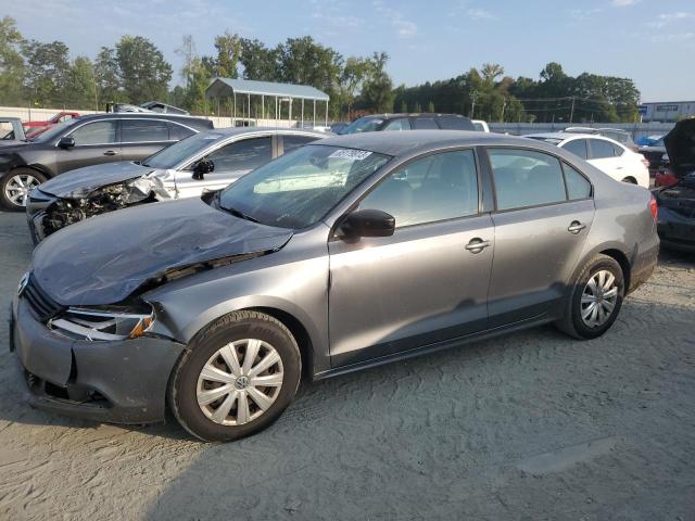 3VW2K7AJ8EM225058 - 2014 VOLKSWAGEN JETTA BASE 灰色 照片 1