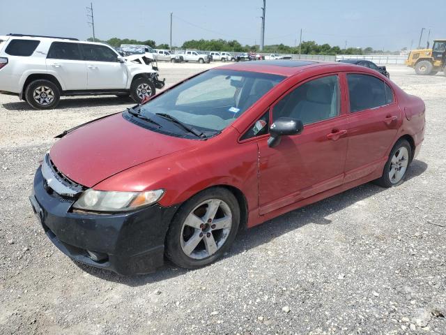 2HGFA1F83AH502378 - 2010 HONDA CIVIC EX RED photo 1