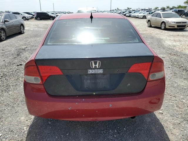 2HGFA1F83AH502378 - 2010 HONDA CIVIC EX RED photo 6