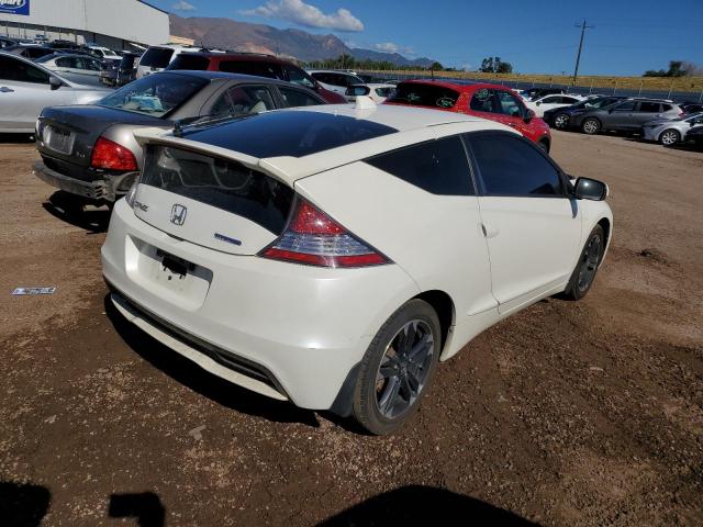 JHMZF1D6XES000690 - 2014 HONDA CR-Z EX WHITE photo 3