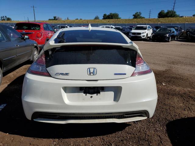 JHMZF1D6XES000690 - 2014 HONDA CR-Z EX WHITE photo 6