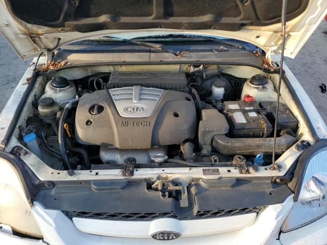 KNADC165136152529 - 2003 KIA RIO CINCO WHITE photo 11