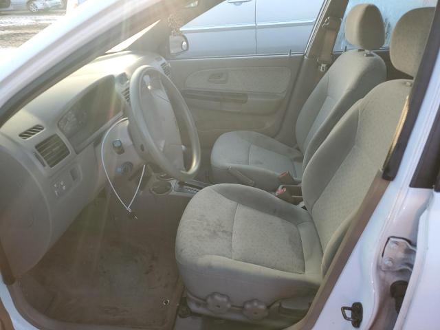 KNADC165136152529 - 2003 KIA RIO CINCO WHITE photo 7