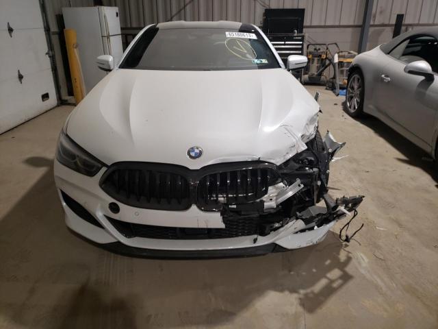 WBABC4C01NCJ56702 - 2022 BMW M850XI WHITE photo 5