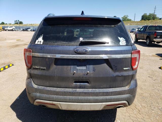 1FM5K8F85GGA07454 - 2016 FORD EXPLORER LIMITED BLUE photo 6