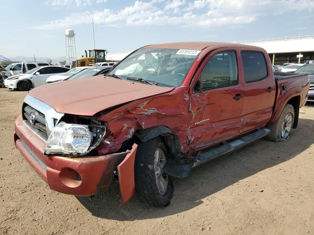 5TEJU62N45Z030081 - 2005 TOYOTA TACOMA DOUBLE CAB PRERUNNER RED photo 1