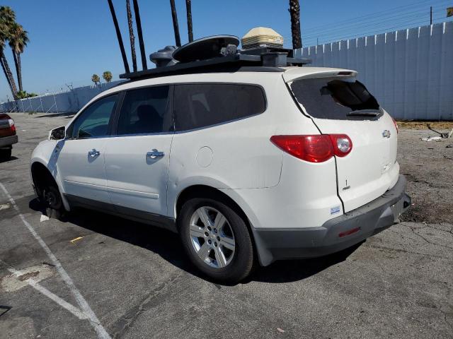 1GNKVGED6BJ264455 - 2011 CHEVROLET TRAVERSE LT WHITE photo 2