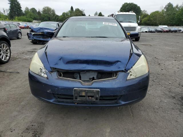 1HGCM56835A096575 - 2005 HONDA ACCORD EX BLUE photo 5