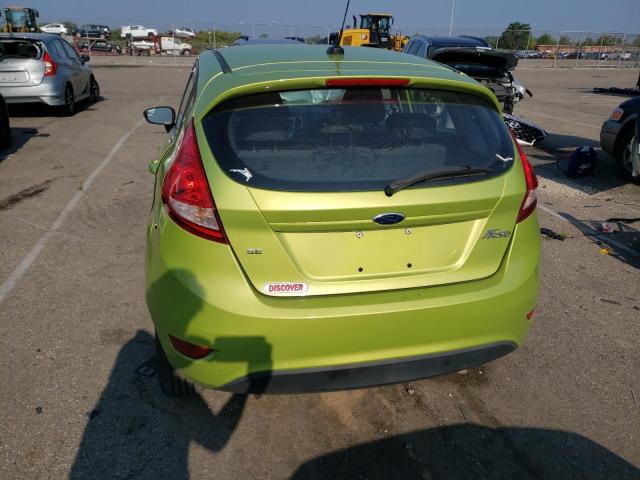 3FADP4EJ9DM175801 - 2013 FORD FIESTA SE GREEN photo 6