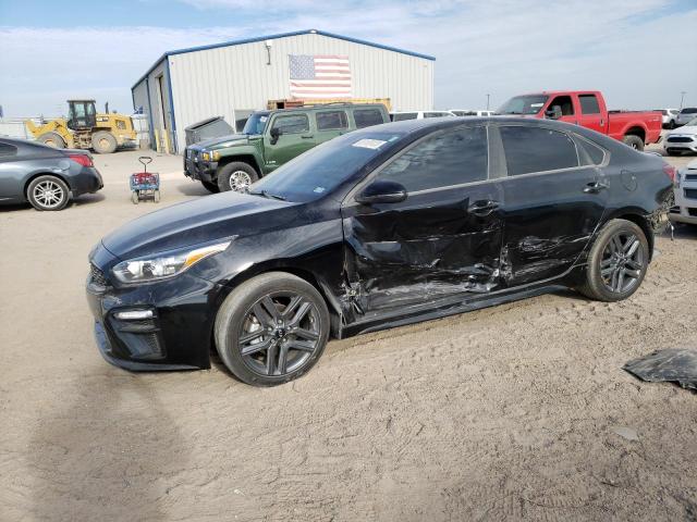 3KPF34AD4ME360296 - 2021 KIA FORTE GT LINE BLACK photo 1