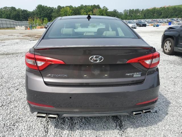 5NPE34AB4FH138320 - 2015 HYUNDAI SONATA SPORT BROWN photo 6