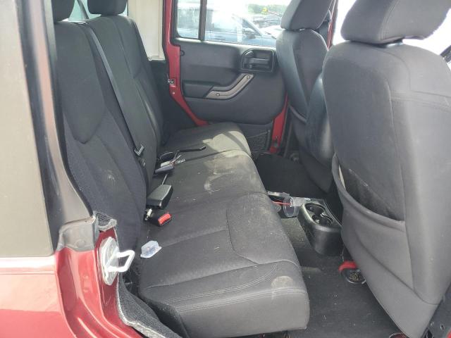 1C4BJWDG4DL520450 - 2013 JEEP WRANGLER UNLIMITED SPORT RED photo 10