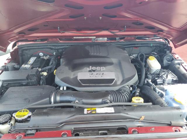 1C4BJWDG4DL520450 - 2013 JEEP WRANGLER UNLIMITED SPORT RED photo 11