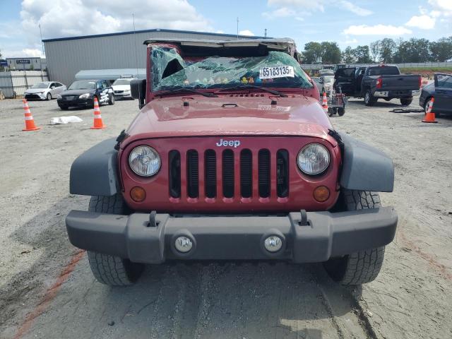 1C4BJWDG4DL520450 - 2013 JEEP WRANGLER UNLIMITED SPORT RED photo 5