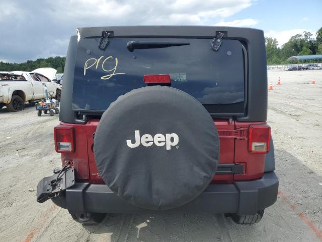 1C4BJWDG4DL520450 - 2013 JEEP WRANGLER UNLIMITED SPORT RED photo 6