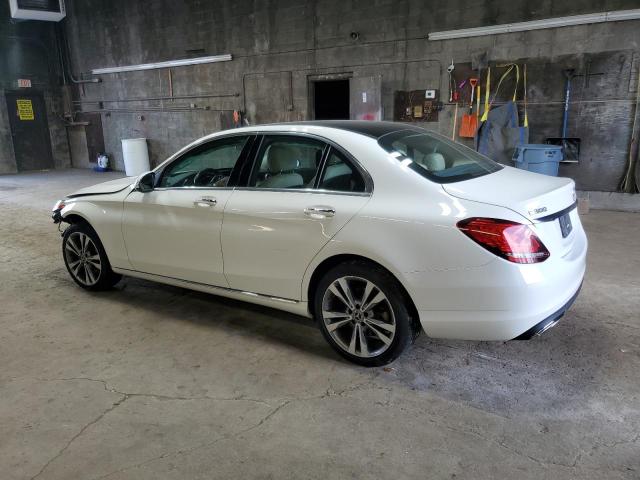 55SWF8EBXKU288744 - 2019 MERCEDES-BENZ C 300 4MATIC WHITE photo 2