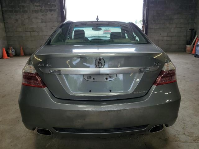 JH4KB2F66AC001341 - 2010 ACURA RL SILVER photo 6
