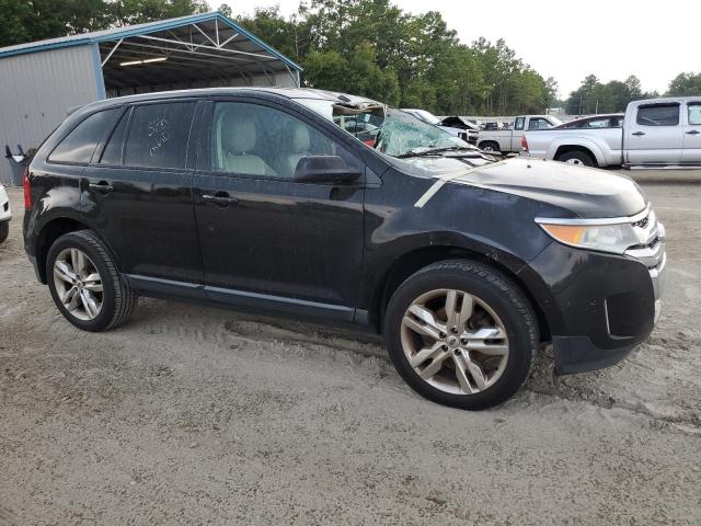 2FMDK3JC6EBA02729 - 2014 FORD EDGE SEL BLACK photo 4