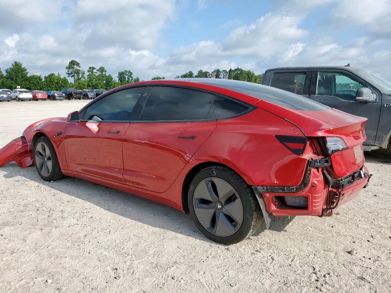 5YJ3E1EB4LF801616 - 2020 TESLA MODEL 3 წითელი ფოტო 2