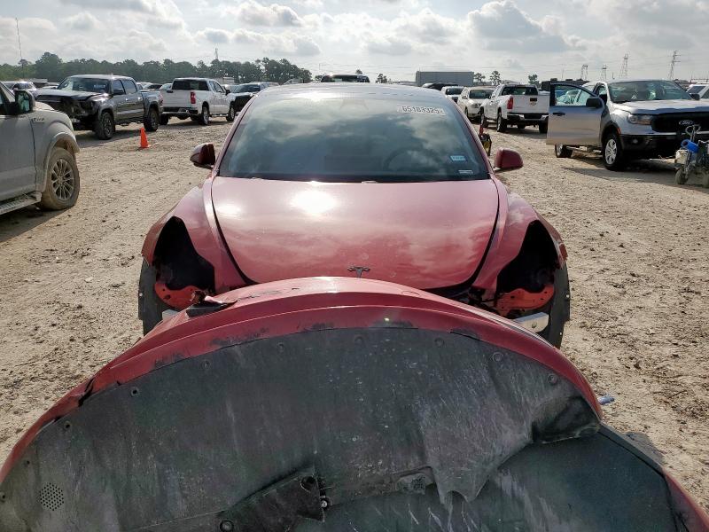 5YJ3E1EB4LF801616 - 2020 TESLA MODEL 3 წითელი ფოტო 5