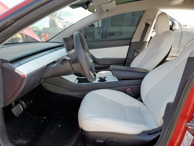 5YJ3E1EB4LF801616 - 2020 TESLA MODEL 3 წითელი ფოტო 7