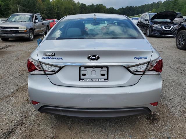 KMHEC4A4XFA138357 - 2015 HYUNDAI SONATA HYBRID SILVER photo 6